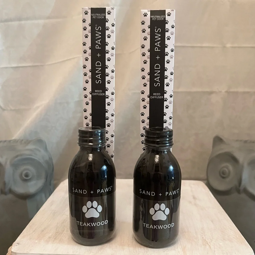 Sand and Paws Teakwood Reed Diffusers